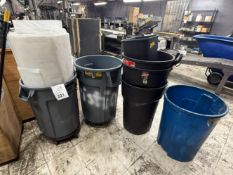 LOT CONSISTING OF ASSORTED GARBAGE'S CANS