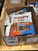 JACK&PUP 6" BULLY STICKS, 1 LB.