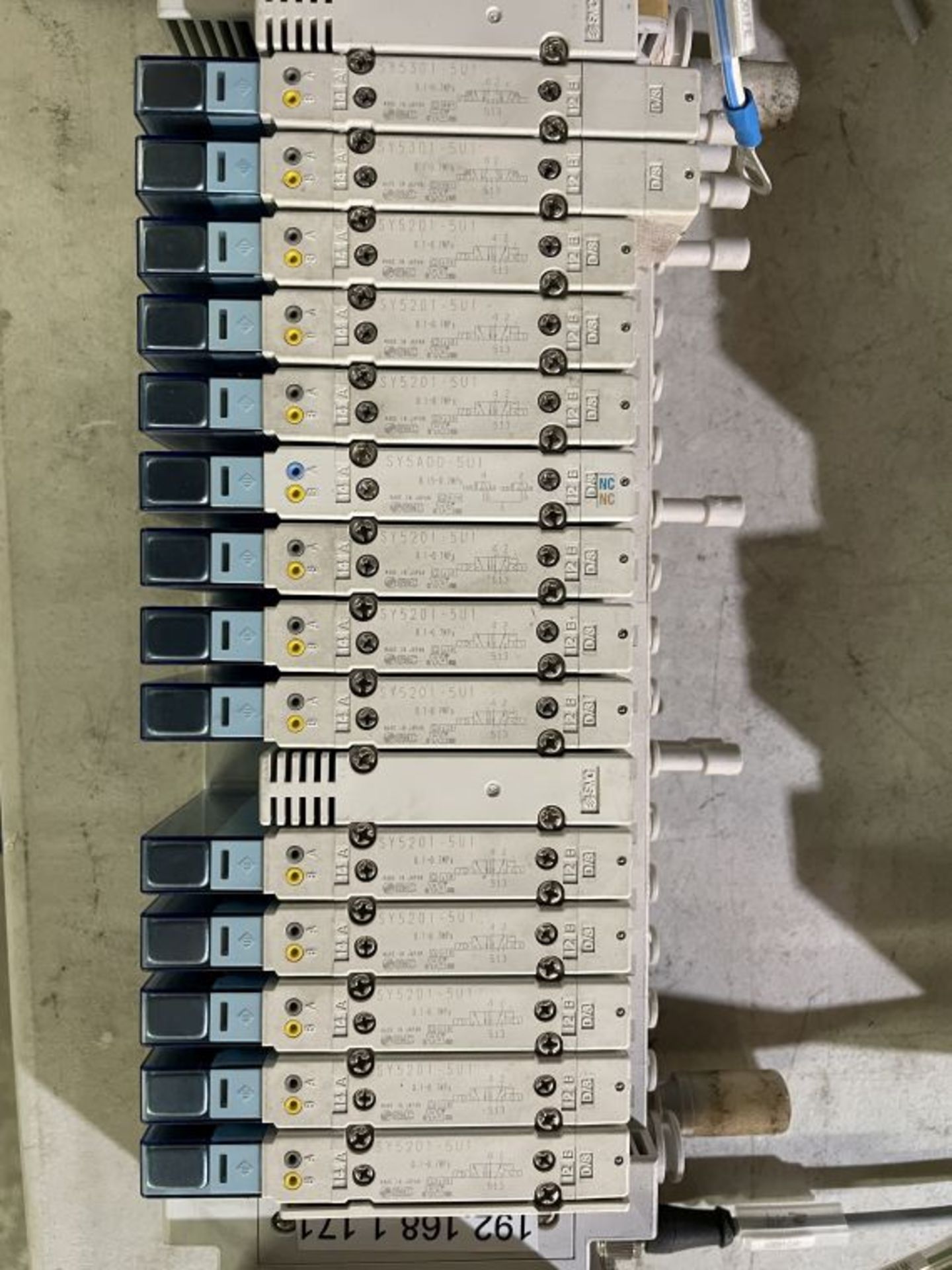 Lot of 6 SMC Fieldbus Ethernet/IP System EX260 w/ SY5A00-5U1 Solenoid Valves - Image 3 of 9