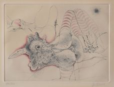 Hans Bellmer. 1902 Kattowitz - 1975 Paris. Handsign. und 72/100 numm. 'Le croque ou la poule'. 'Der
