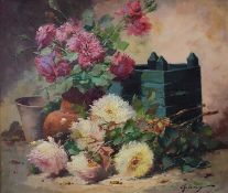 Ch. Bussy, in der Art von Eugène Henri Cauchois. Französischer Maler Ende 19. Jh. Sign. Stillleben