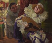 Richard Geiger. 1870 Wien - 1945 Budapest. War tätig in Wien und Paris, ab 1893 in Budapest. Sign.