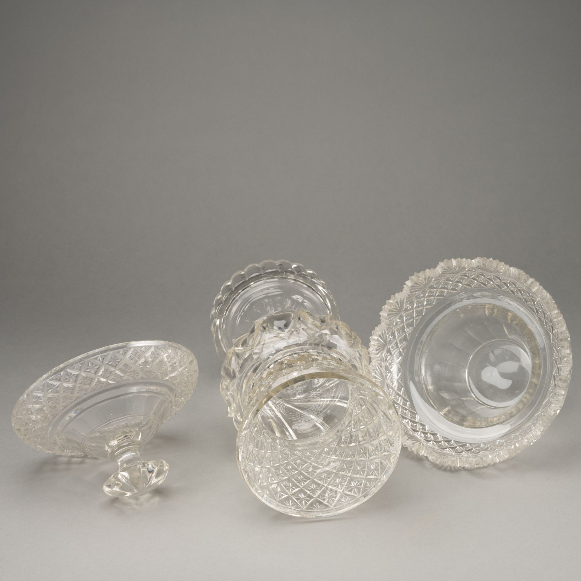 Große Kristall-Glas-Vase - Bild 4 aus 4