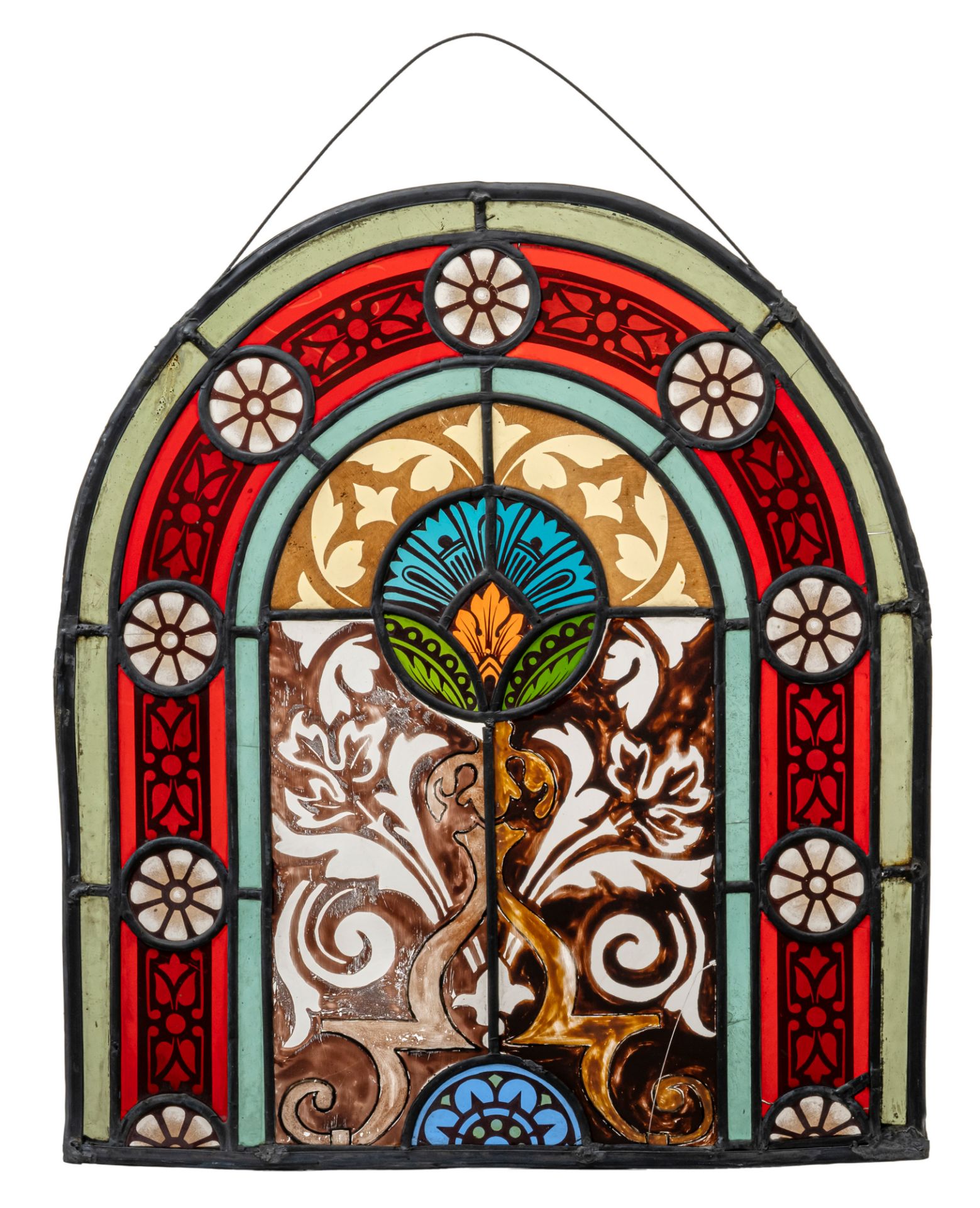 Drei Bleiverglasungen