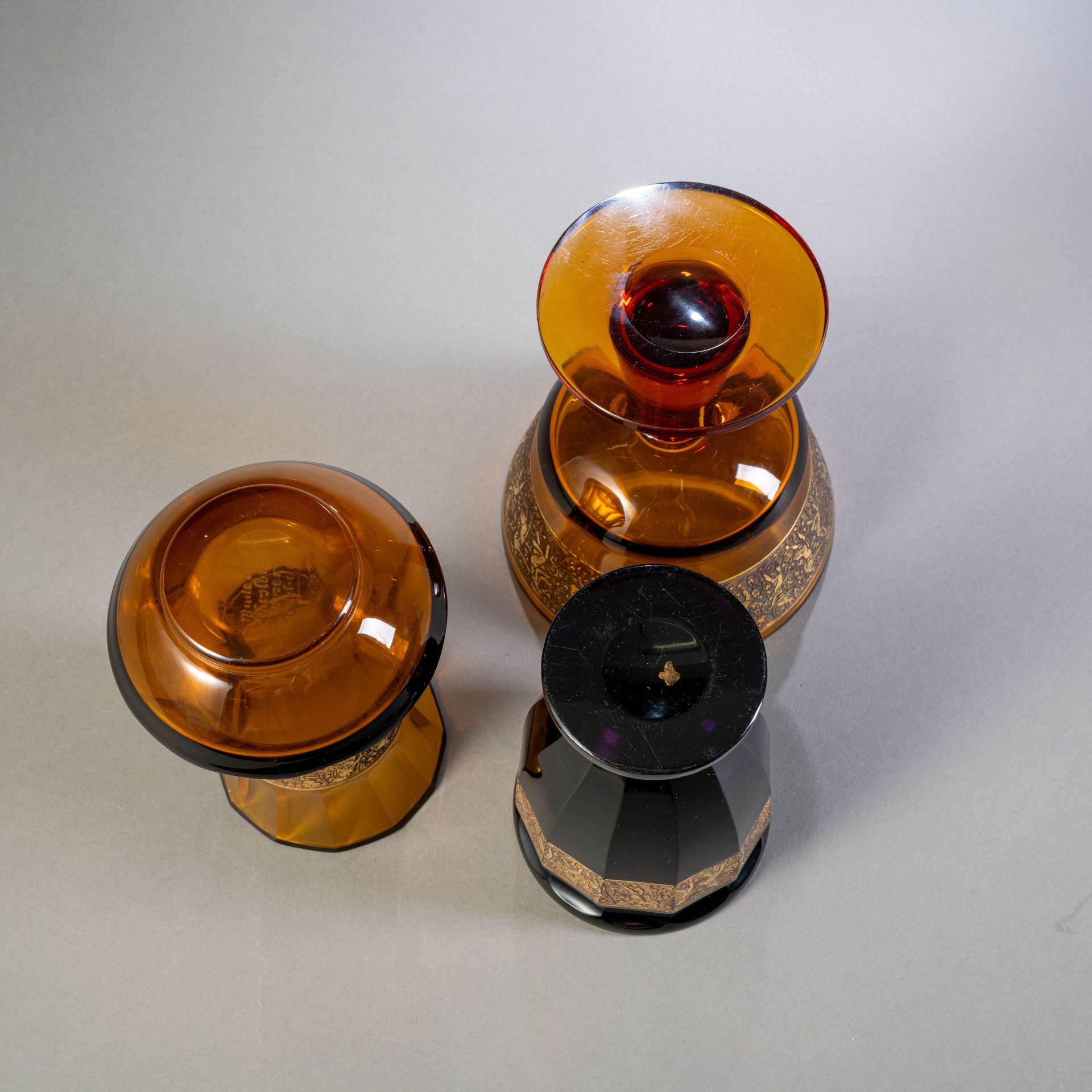 Zwei Vasen und Aufsatzschale - Bild 4 aus 4