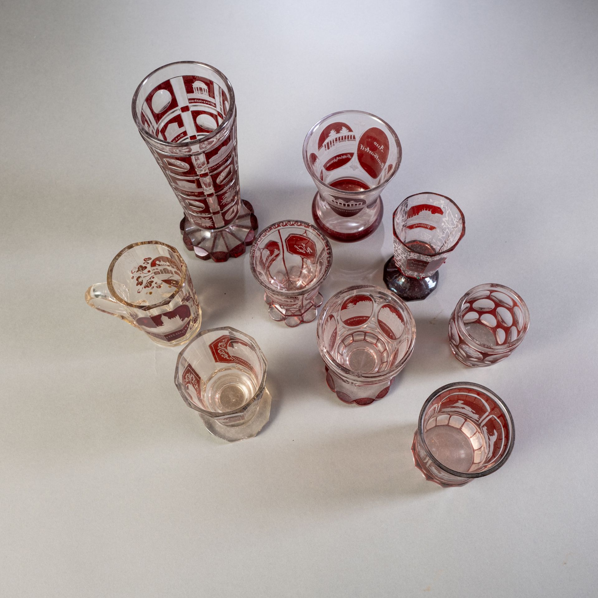 Neun Badegläser und Andenkengläser - Bild 5 aus 5