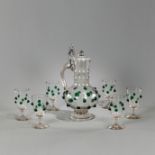 Karaffe und 6 Gläser