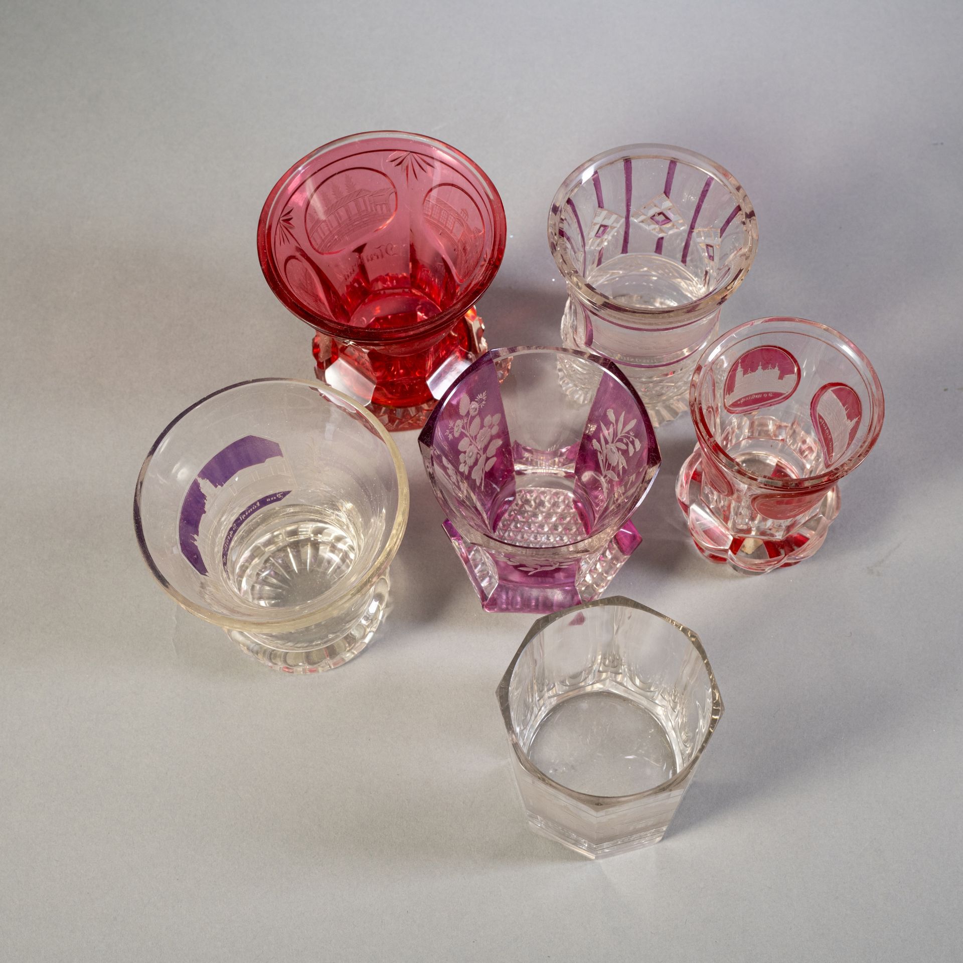 Sechs Badegläser - Bild 3 aus 4