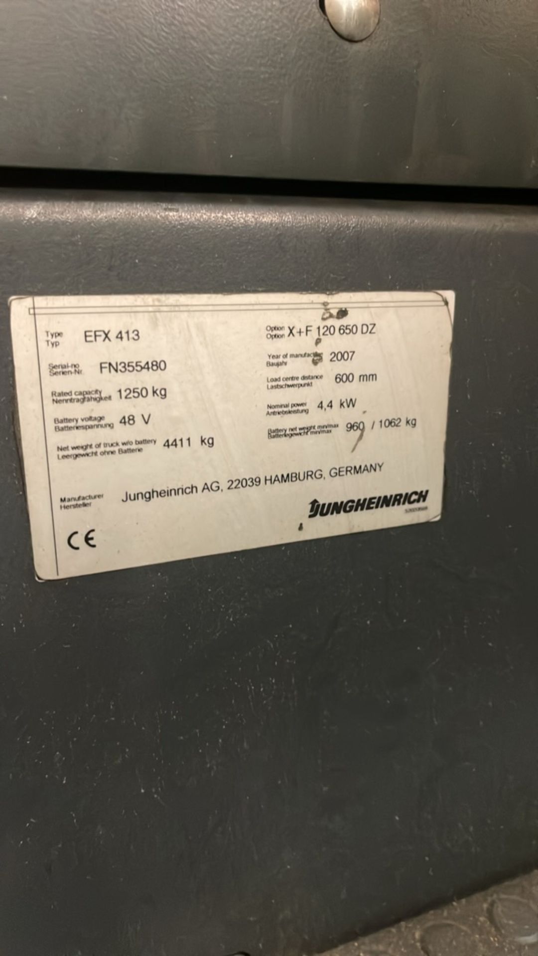 Jungheinrich EFX413 High Rack Stacker - Image 13 of 14