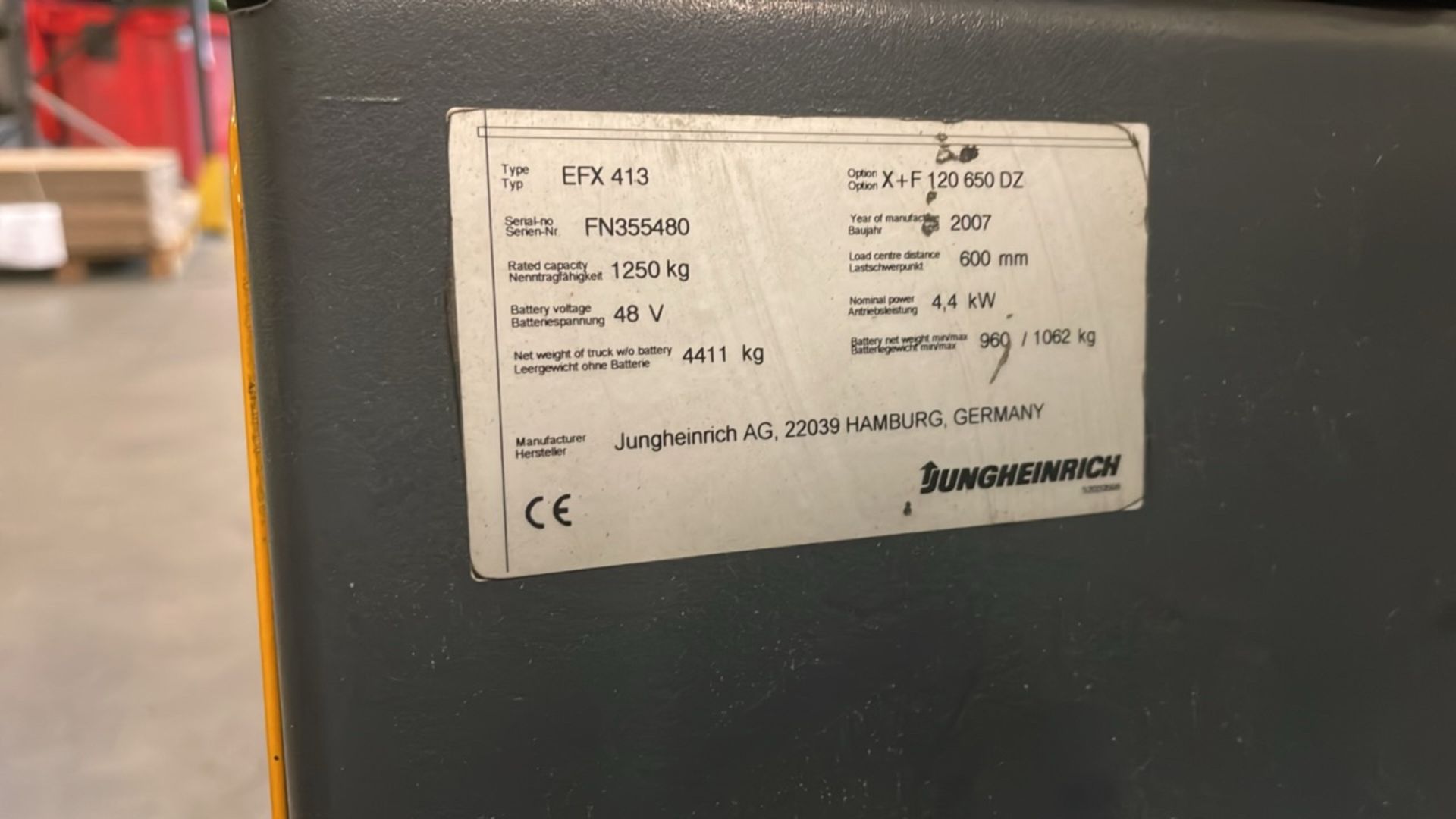 Jungheinrich EFX413 High Rack Stacker - Image 9 of 14