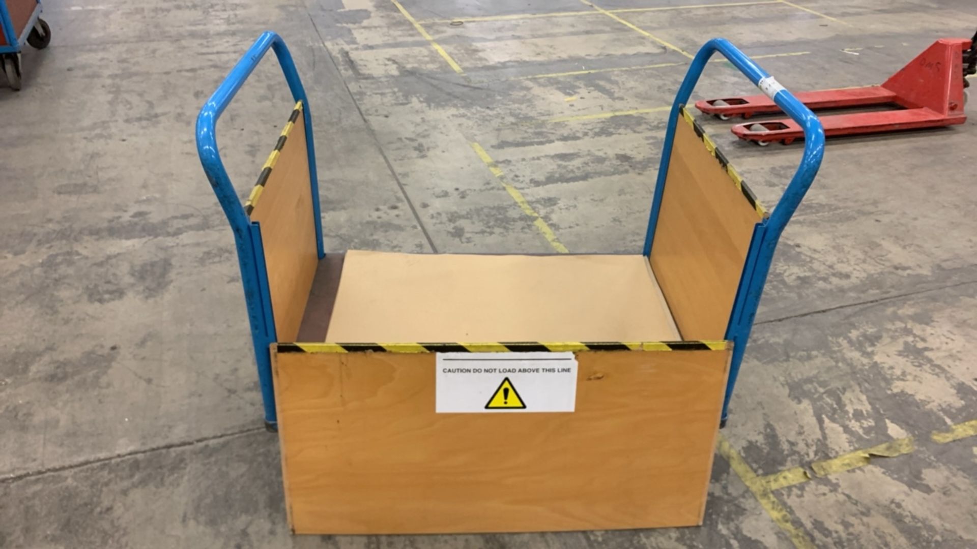 Warehouse Platform Truck With Wooden Panels - Image 2 of 2