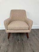 Beige Armchair - Brand New & Unused - RRP £486.66 - Exclusively Designed For Tribe Hotel, Manchester