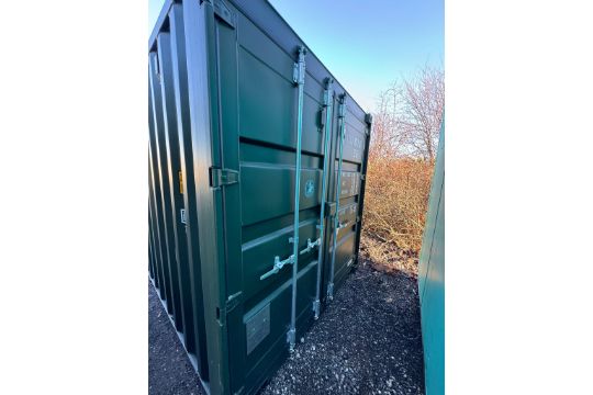 Green Single Trip 20ft x 8ft Shipping Container / Storage Container - Image 2 of 7