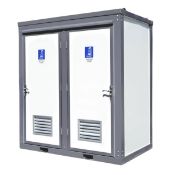 Bastone 2 Cubicle Private Mobile Shower Room, Brand New, Unused