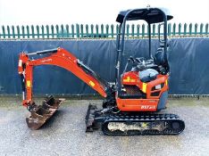 2021 Kubota U17-3A Excavator, Only 1230 Hours, Piped, 3 Buckets