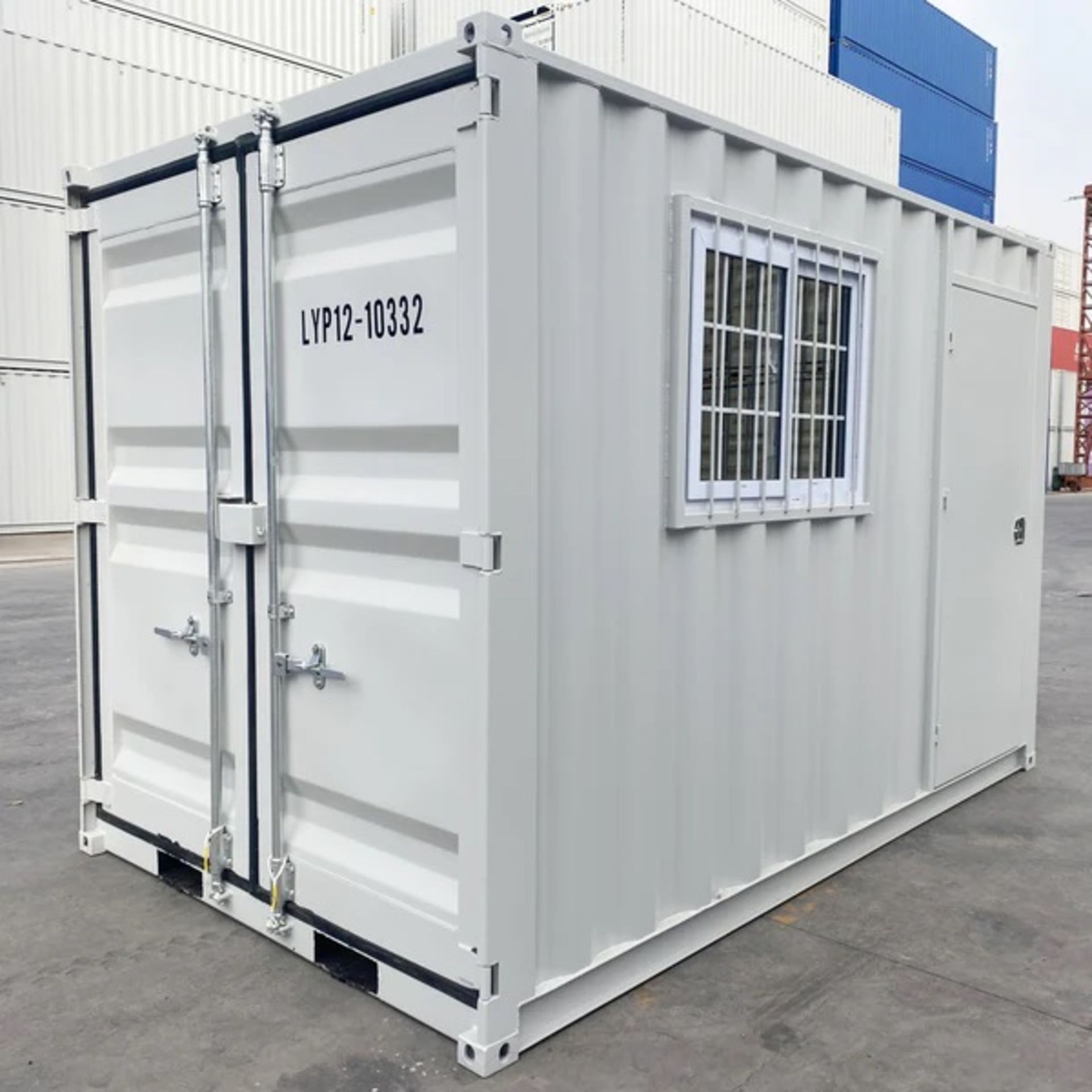 12 Foot Container With Window & Door