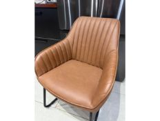 John Lewis Brooks II Dining Armchairs, Set of 2, Whisky