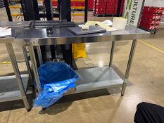 Vogue Stainless Steel Table