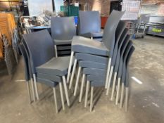 Grey Plastic Chairs x20 - No Reserve