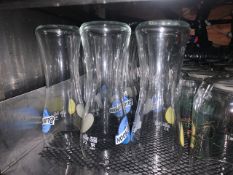 Blue Moon Pint Glasses, Approximately 15, No Reserve