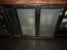 Osborne Glass Front Under Counter Fridge, No Reserve