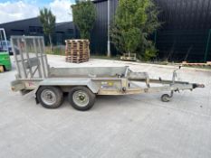 Trailer Plant 2.0 Tonne Includes winch and spare tire Serial - 206854 1400kg to 2700kg S=150kg e24 E