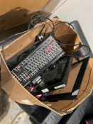 Box of Damaged Computer Parts - No Reserve