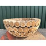 Large Teak Planter