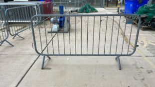 Metal Crowd Control Barriers x 10