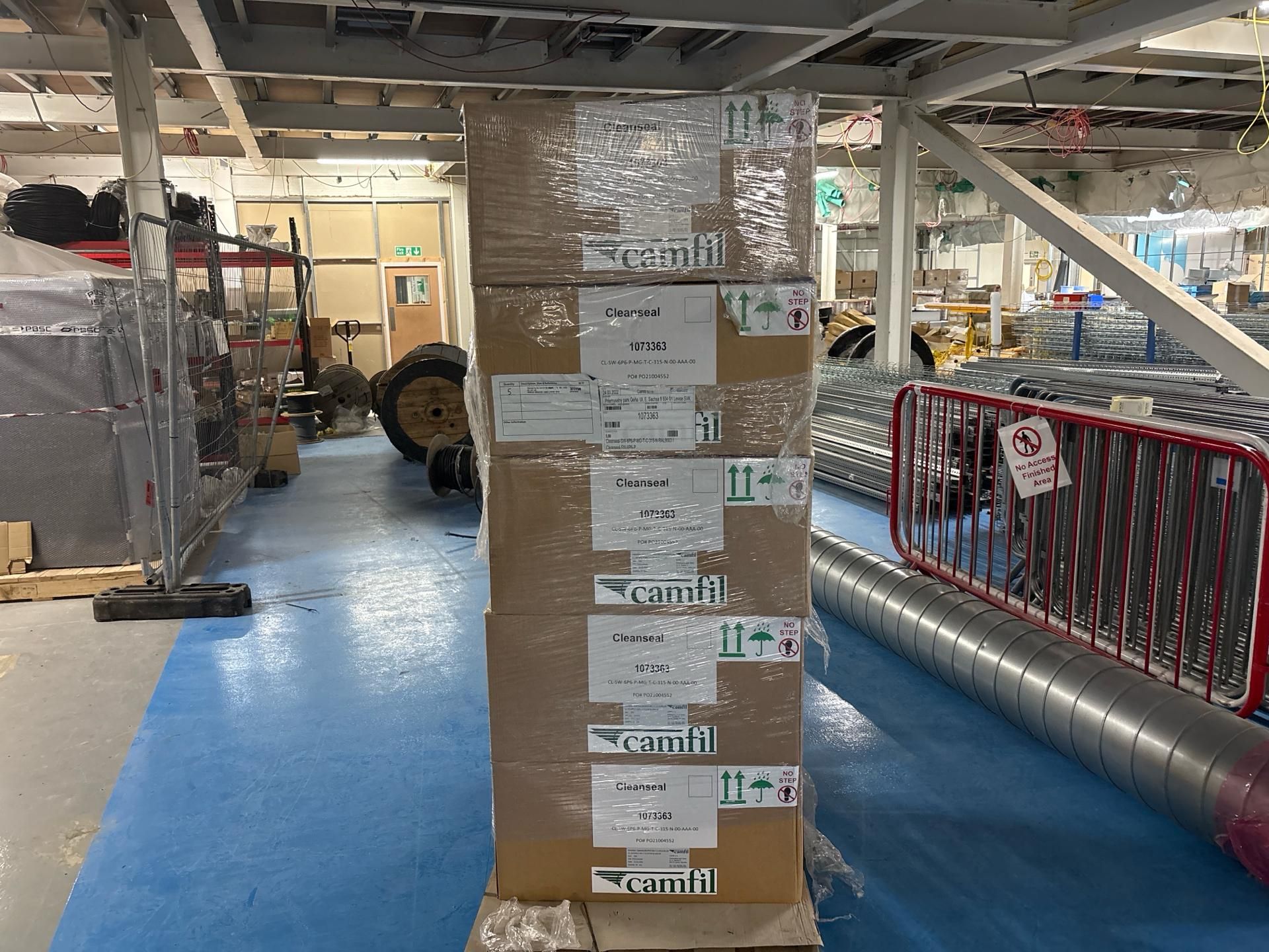 Camfil Cleanseal Top Circ Inlet 315mm Diameter x5 - Image 2 of 5