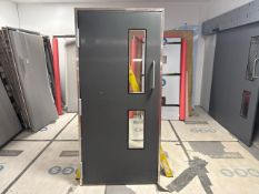 Dortek Hygenic GRP Hinged Door & Frame R/H Opening