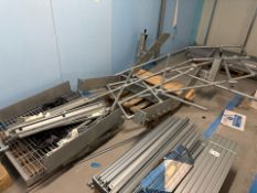 Galvonised Metal Steps With Railing