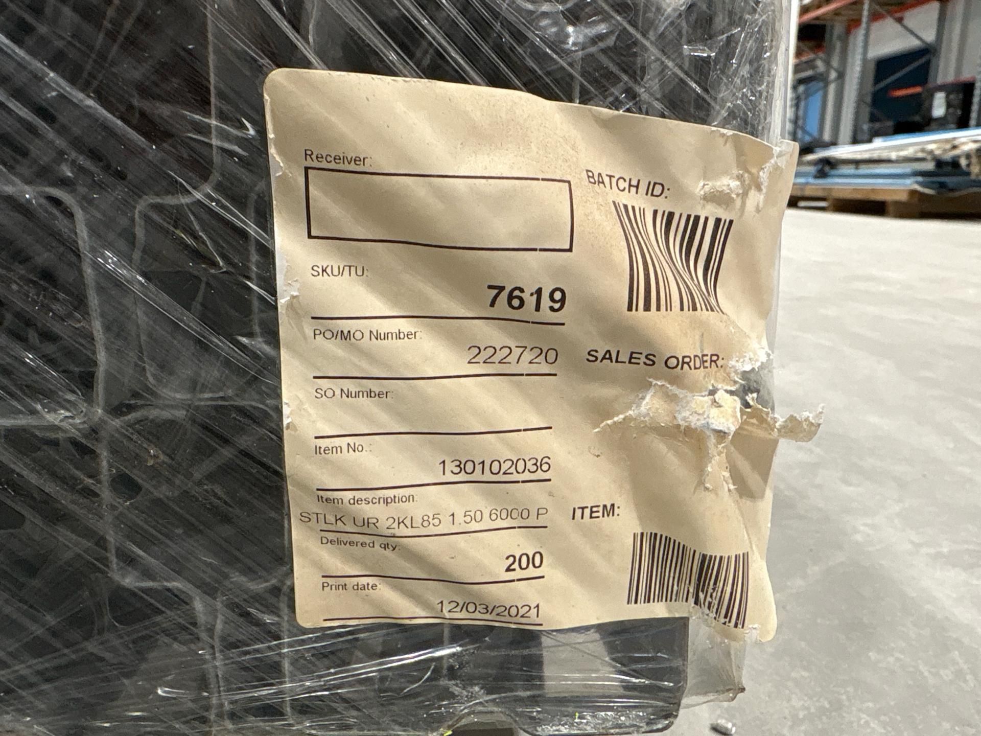 STLK Boltless Pallet Racking, To Match Lots 1 and 2. Approx 50 x 6m Uprights & 105 x 2.3m Cross Beam - Image 10 of 11