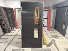 Dortek Hygenic GRP Hinged Door & Frame R/H Opening