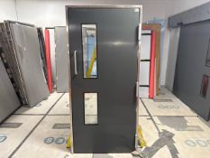 Dortek Hygenic GRP Hinged Door & Frame L/H Opening