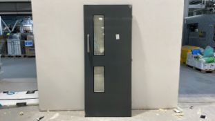 Dortek Hygenic GRP Hinged fire Door F60 L/H Opening