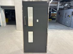 Dortek Hygenic GRP Hinged Door & Frame L/H Opening