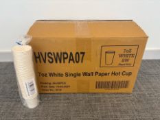 Box Of 7oz White Paper Cups