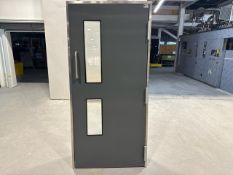 Dortek Hygenic GRP Hinged Door & Frame L/H Opening