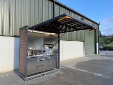 Unused 7 Foot Barbecue BBQ House, Fully Kitted Out