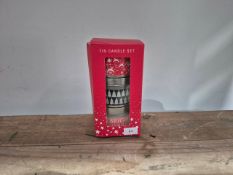 Tin candle set