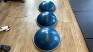 3 x Bosu Balance Boards