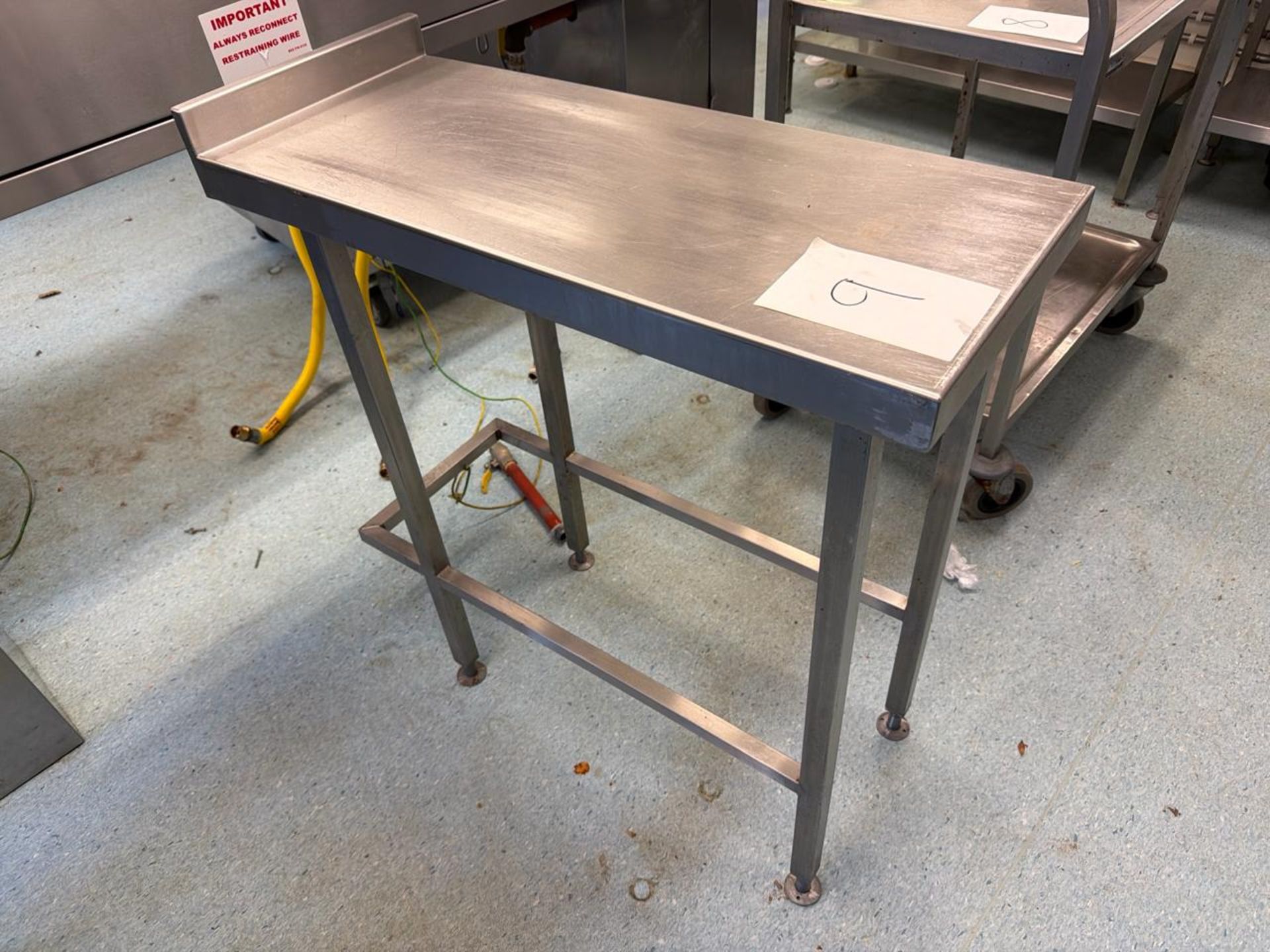 Stainless infill table - No ReserveApproximate Dimensions:Height ...
