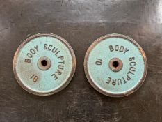 Pair Of 10kg Weight Plates - No Reserve