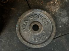 Pair Of 2.5kg Metal Weight Plates - No Reserve