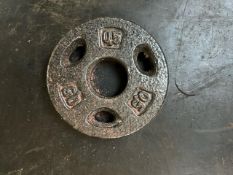 Pair Of 0.5kg Metal Weight Plates - No Reserve