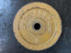 Pair Of 5Kg Metal Weight Plates - No Reserve