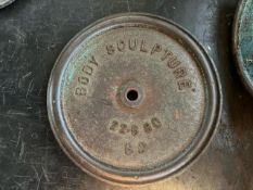 Pair Of Metal 20Kg Weight Plates - No Reserve