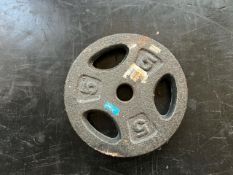 Pair Of 5kg Metal Weight Plates - No Reserve