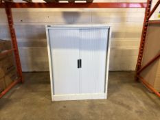 Silverline White Tambour Unit - No Reserve